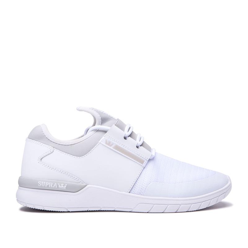 Zapatillas Bajas Supra Argentina Hombre - FLOW RUN Blancas (KBLIM-9627)